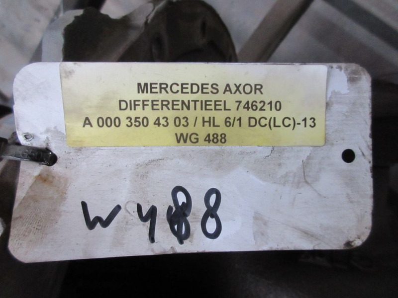 Diferencialas - Sunkvežimis Mercedes-Benz 746.210/HL6/ 1 DC (LC) 13 MERCEDES AXOR 1843 MP3 DIFFERENTIEEL 43:11 3,909: foto 7