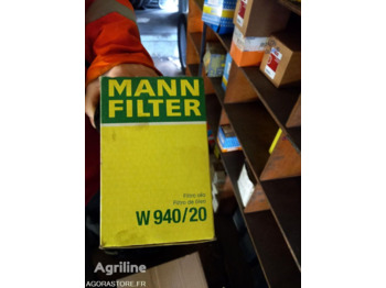  MANN-FILTER lot de 5 filtres W940-20 - Oro filtras