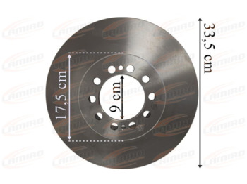 Nauja Stabdžių diskai - Sunkvežimis VOLVO FL6 95-00 BRAKE DISC FRONT   335x30 VOLVO FL6 95-00 BRAKE DISC FRONT   335x30: foto 2
