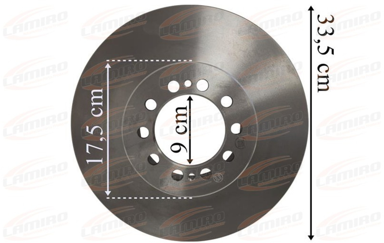 Nauja Stabdžių diskai - Sunkvežimis VOLVO FL6 95-00 BRAKE DISC FRONT   335x30 VOLVO FL6 95-00 BRAKE DISC FRONT   335x30: foto 2