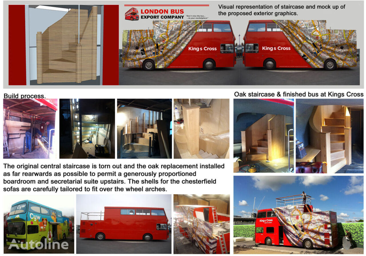 Dviaukštis autobusas Daimler FLEETLINE British Double Decker Marketing Exhibition Training et: foto 6
