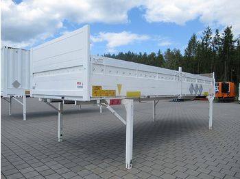 Bortinis kebulas Krone - BDF-Wechselbrücke Baustoffpritsche