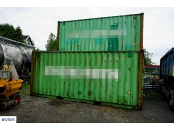 Jūrinis konteineris 20 fots Container – 2 pcs–: foto 1