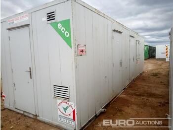 Jūrinis konteineris 28' x 9' AV ECO 12v Flat Sided 8 x Person Self-Contained Welfare Unit c/w Separate Office, Mains Flushing Toilet, 2 x UPVC Windows, Low Level Lifting Points, FLT Pockets, Stephill Super Silenced Gener: foto 1