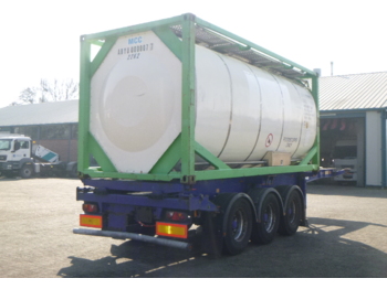 Tank konteineris, Puspriekabė Danteco Food tank container inox 20 ft / 25 m3 / 1 comp: foto 4