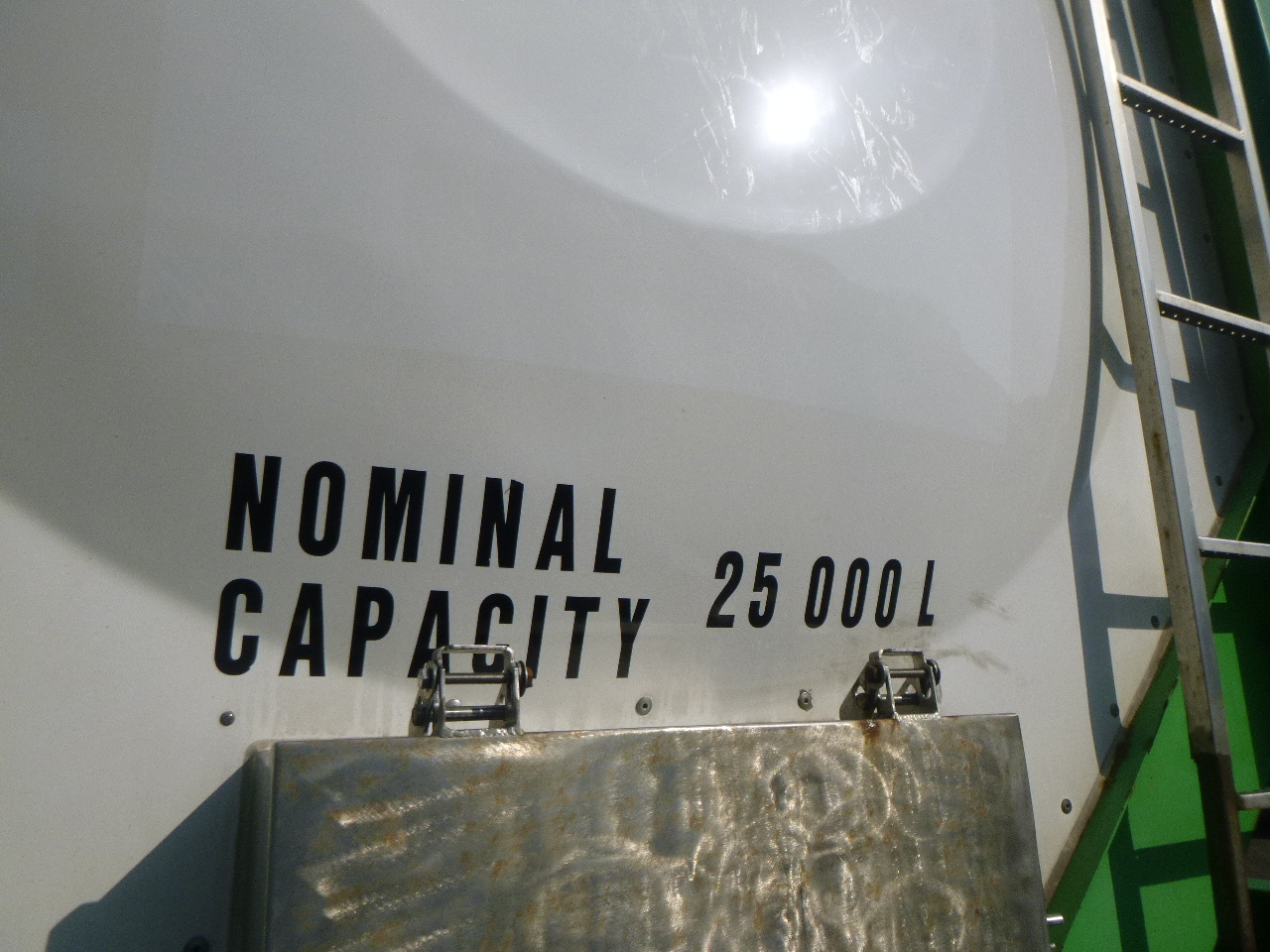 Tank konteineris, Puspriekabė Danteco Food tank container inox 20 ft / 25 m3 / 1 comp: foto 25