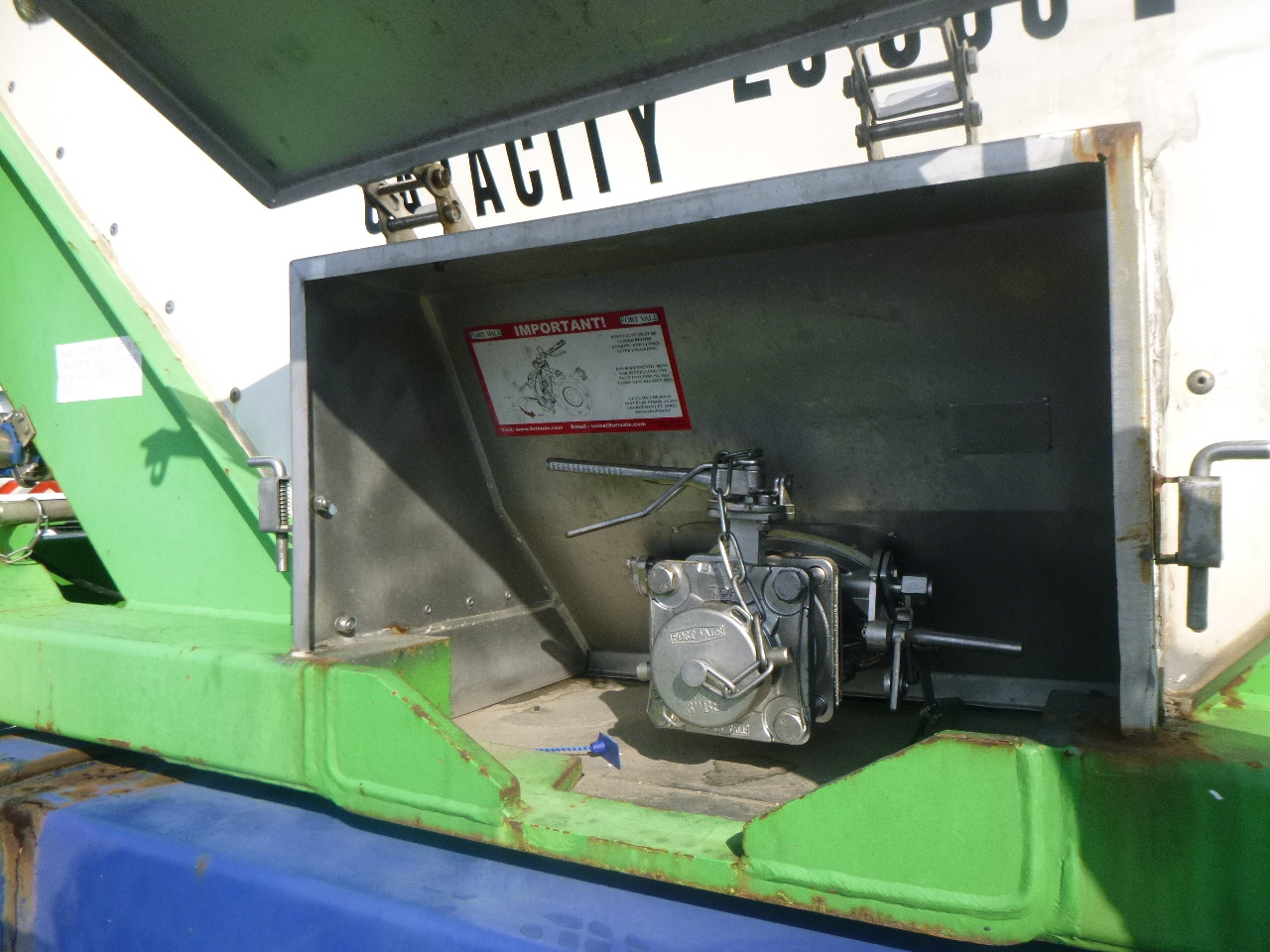 Tank konteineris, Puspriekabė Danteco Food tank container inox 20 ft / 25 m3 / 1 comp: foto 7