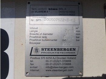 Sandėliavimo talpykla dieseltank Steenbergen 3000 liter Kiwa IBC Dieseltank: foto 5