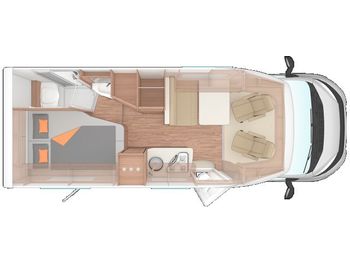 Turistinis automobilis Weinsberg CaraCompact 600 MF Pepper-Edition Automatik (Fiat)