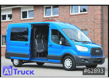 Krovininis mikroautobusas, Komercinis automobilis su dviguba kabina Ford Transit 2.0, Klima, Doka, AHK: foto 1