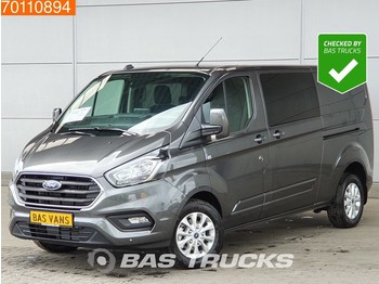 Krovininis mikroautobusas, Komercinis automobilis su dviguba kabina Ford Transit Custom 2.0 TDCI 130PK Nieuw Automaat DC L2H1 LIMITED Navi Camera L2H1 4A/C Double cabin Towbar Cruise control: foto 1