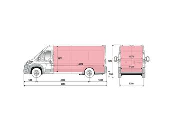 Krovininis mikroautobusas Fiat Ducato 35H L5H2 Kasten 2.3 MJet 140 Euro 6D-Temp