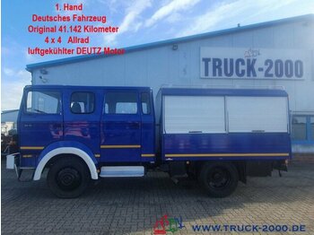 Furgonas su krovinių dėže, Komercinis automobilis su dviguba kabina Magirus Deutz 90-16 Turbo 4x4 Ideal Expedition-Wohnmobil 1.Hd.: foto 1