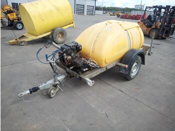  Western Global Single Axle Plastic Water Bowser, Yanmar Pressure Washer - Aukšto slėgio plovykla