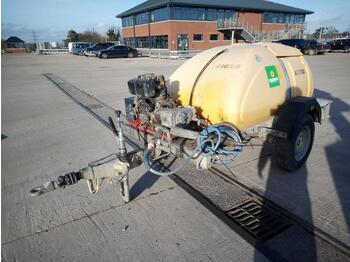  Western Single Axle Plastic Water Bowser, Yanmar Pressure Washer (Spares) - Aukšto slėgio plovykla