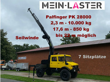 Unimog U 1750 Lang PK 28000 2,3 m- 10.000 kg Seilwinde  - Komunalinė/ Specializuota technika