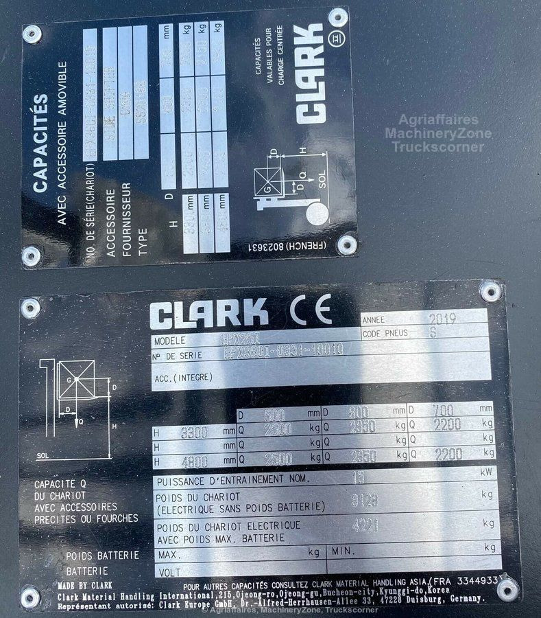 Clark EPX 25 I lizingą Clark EPX 25 I: foto 8