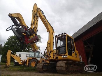 Komatsu PC110R Bandgrävare med Logmax 3000 skördaraggregat -00  - Harvesteris