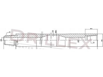 Padargas Vermeer D80x100 Φ88,9 4,5m Drill pipes, żerdzie