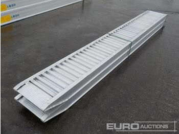 Garažo įranga Unused CLM 85.25 Aluminium Loading Ramps, 2920kg Capacity, 2500mm Length (2 of): foto 1