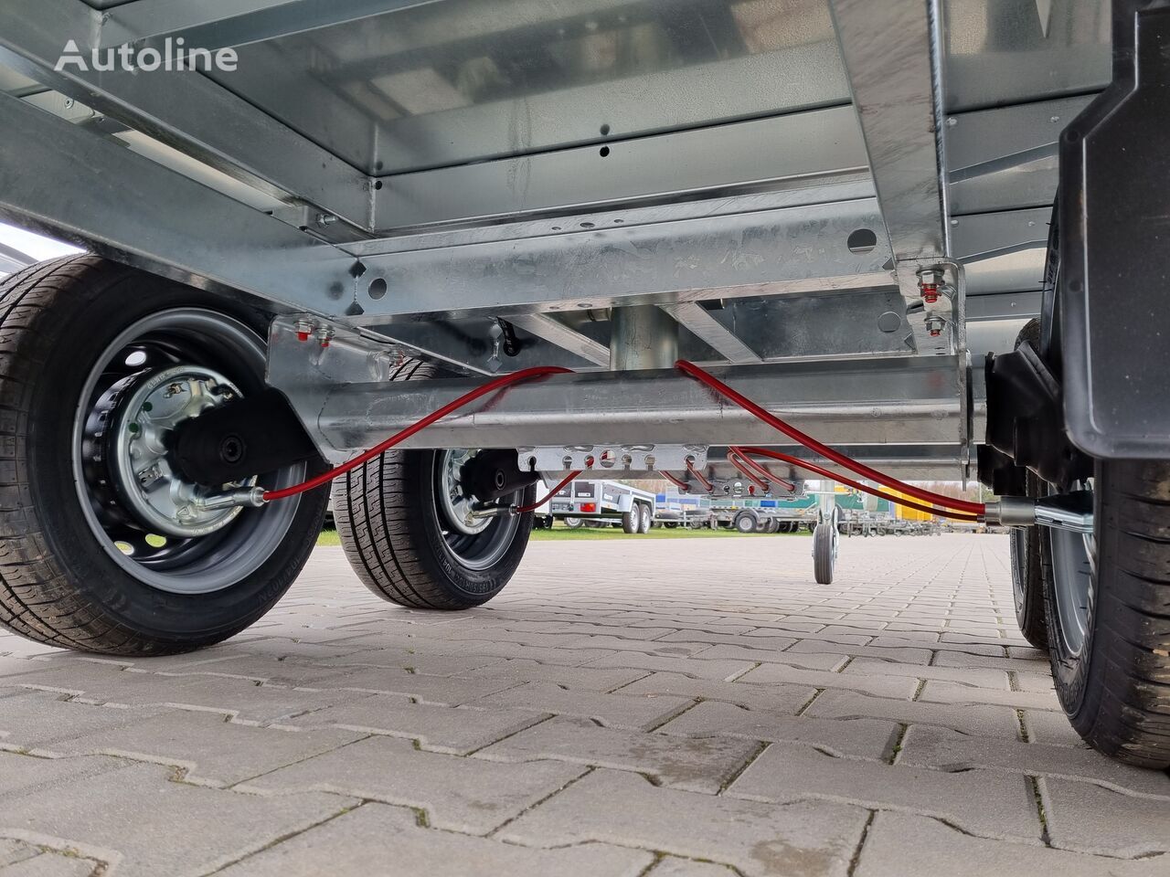 Nauja Savivartis priekaba Brenderup BT 4260 STB kiper tipper rear dumping trailer 2.5T GVW 259x143cm: foto 12
