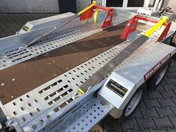 Nauja Priekaba spec technikai Brian James Trailers 3500kg Digger Plant mit Trac Strap Sicherung: foto 10