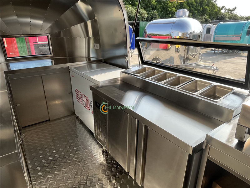 Nauja Prekybinė priekaba COC Airstream Remorque Food Truck,Catering Trailer,Mobile Food Trailers: foto 13