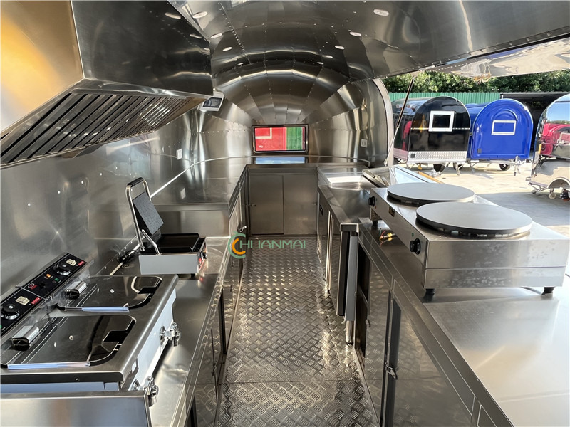 Nauja Prekybinė priekaba COC Airstream Remorque Food Truck,Catering Trailer,Mobile Food Trailers: foto 10
