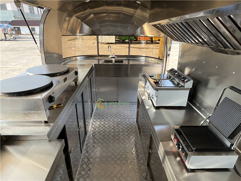 Nauja Prekybinė priekaba COC Airstream Remorque Food Truck,Catering Trailer,Mobile Food Trailers: foto 15