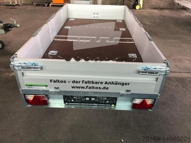 Nauja Automobilinė priekaba Faltos mini Tieflader faltbarer Anhänger, 750 kg, 2000 x 1000 x 300 mm: foto 12