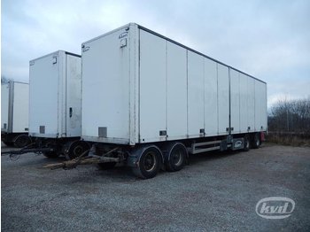  Ekeri L-4 Skåpsläp 4-axlar Box Trailer (side doors) - Furgonas priekaba