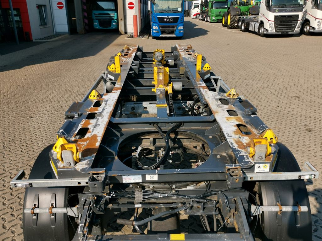 Kablio/ Skip loader priekaba Hüffermann HMA 27.76 / Container chassis / Liftachse: foto 10