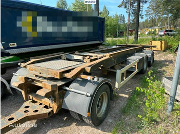  Tranåsvagnen HOOK TRUCK FLAT WITH TIP - Kablio/ Skip loader priekaba
