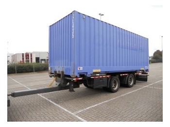 GS Meppel BDF met bak! incl. Container - Konteineris-vežimus/ Sukeisti kūną priekaba