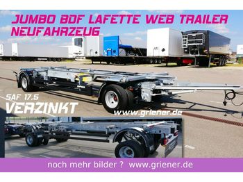 Web-Trailer JUMBO / MAXI BDF 7,15/7,45 LAFETTE 960 mm höhe  - Konteineris-vežimus/ Sukeisti kūną priekaba