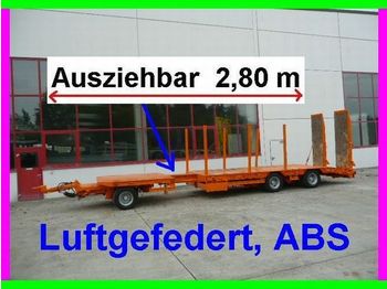 Müller-Mitteltal 3 Achs Tieflader  Anhänger 2,80 m ausziehbar - Žemo profilio platforma priekaba