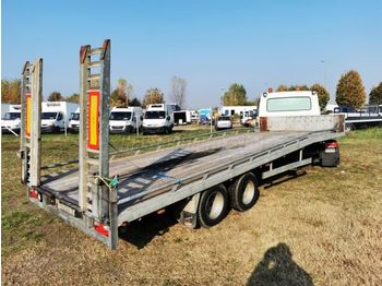 Autovežis puspriekabė EGYEDI KMR BE félpót. gépszállító tréler