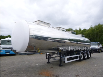 Puspriekabė cisterna pervežimui chemikalų BSLT Chemical tank inox 33m3 / 4 comp: foto 1