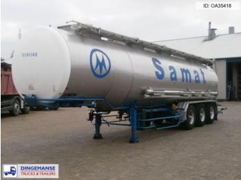 Puspriekabė cisterna pervežimui chemikalų BSLT Chemicals inox 33 m3 / 4 comp.: foto 1