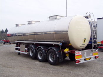 Puspriekabė cisterna pervežimui pieno BSLT, FÜR LEBENSMITTEL, 3 KAMMER, 32000 L: foto 1