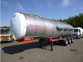 Puspriekabė cisterna pervežimui maisto produktų Burg Beer food tank inox 31 m3 / 1 comp: foto 1