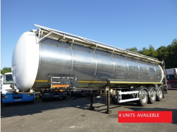 Puspriekabė cisterna pervežimui chemikalų Burg Chemical tank inox 37.5 m3 / 1 comp: foto 1