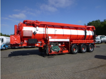 Cisterna puspriekabė AHP Vacuum tank steel (tipping) 29 m3 / 1 comp