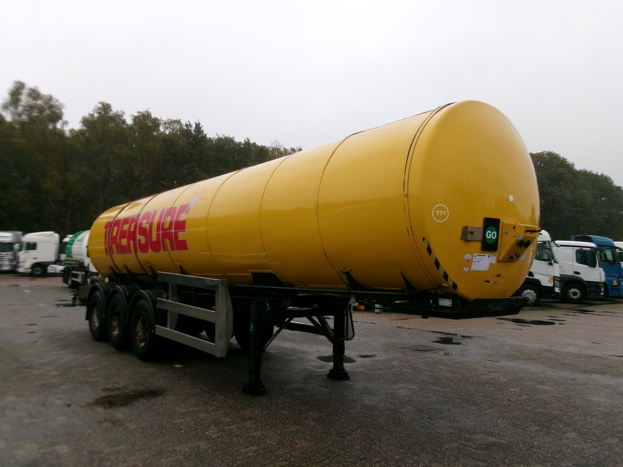 Puspriekabė cisterna pervežimui maisto produktų Clayton Food (beer) tank inox 30 m3 / 1 comp: foto 2