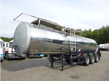 Puspriekabė cisterna pervežimui maisto produktų Clayton Food tank inox 23.5 m3 / 1 comp: foto 1