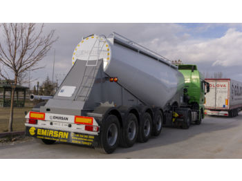 Nauja Puspriekabė cisterna pervežimui cementas EMIRSAN 4 Axle Cement Tanker Trailer: foto 1