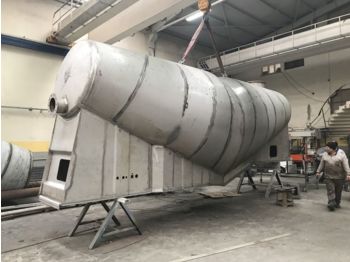 Nauja Puspriekabė cisterna pervežimui cementas EMIRSAN Slurry Tank INOX 304L 4 mm: foto 1