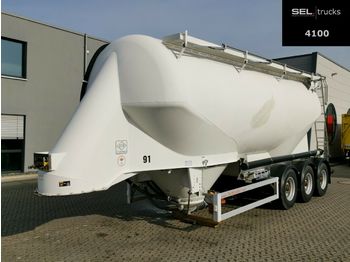 Puspriekabė cisterna pervežimui siloso Feldbinder EUT 37.3 / 37 m3 / Alu-Felgen: foto 1