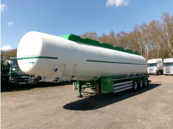 Puspriekabė cisterna pervežimui kuro Feldbinder Fuel tank alu 44.3 m3 / 6 comp + pump: foto 1
