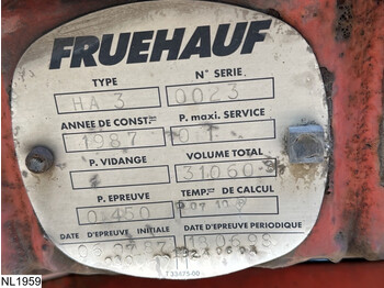 Puspriekabė cisterna Fruehauf Bitum 31060 Liter: foto 3